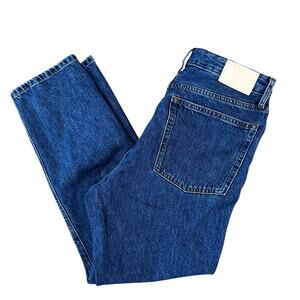 Everlane Jeans Size 30 Curvy 90s Cheeky Straight Crop Cotton Denim Medium Wash